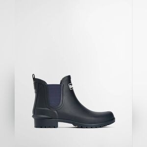 Barbour Wilton Wellingtons Boots Navy